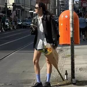 여자 빈티지 오피스룩 멋라이더 슬림핏 숄카라 코트 집업 점퍼 PU가죽 OP1