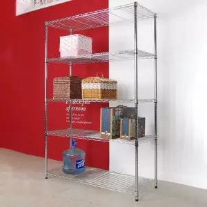 [하프클럽/셀러허브]리빙와이드메탈랙 1200 진열장 5단