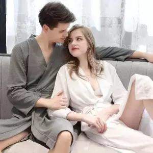 목욕가운 와플 목욕 가운 호텔 로브 샤워 커플 잠옷 실내 여성