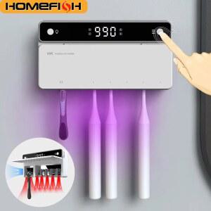 UV 칫솔 홀더 충전식 빠른 건조 면도기 보관 살균기 LED 디스플레이 욕실 액세서리 SNN31