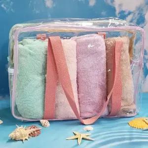 비치백 수영장 휴가지 바캉스 토트백 가방 L 투명숄더백 투명백 바캉스가방 PVC백