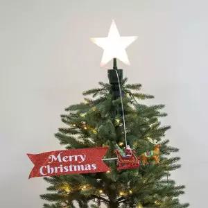 회전 트리산타 크리스마스 히포슈슈 레스토랑 트리장식