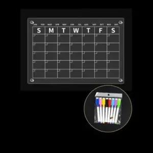 [문구/오피스] 일정 자석 메모 아크릴 보드 8종포함 아크릴 보드마카 표 월간계획 자석 스케줄러 스케줄러