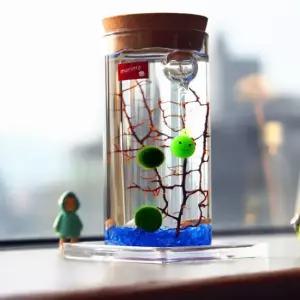 마리모 키우기 LED 유리병 테라리움 코르크병 마리모키우기 마리모병 마리모어항