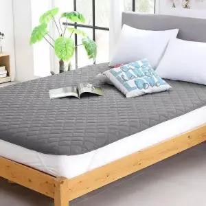 [에이치플러스몰]항균 에어워싱 매트리스 커버 밴딩형 침대패드 슈퍼싱글 퀸