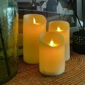 캔들 가짜초 양초 LED 흔들리는 촛불 건전지조명 건전지 조명