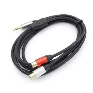 스테레오 RCA 2선 케이블 (3.5 ST M 2RCA F) 1.8M