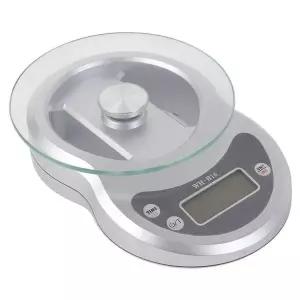 강화유리 디지털 정밀 계량 타이머 주방 저울 1kg