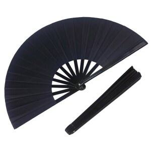 라인 댄스용 대형 휴대용 접이식 선풍기 - 라브와 장식용 바닥 손 선풍기에 부츠를 신다