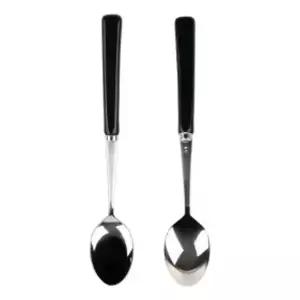 [콩심팥심]홈카페 블랙 디저트 커피 스푼 모던 티스푼 대