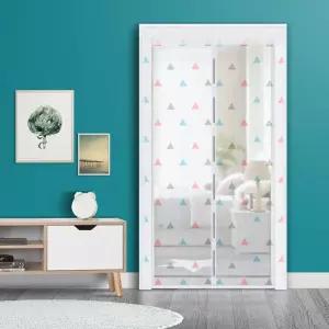 원형 자석방충망 방문 90x210 자동 방충문 문 문발대형 롤방충망거실 모기장