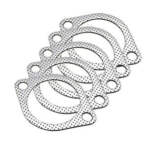 스테인레스 스틸 5 개/몫 3 인치 79mm 배기 파이프 가스켓 머플러
