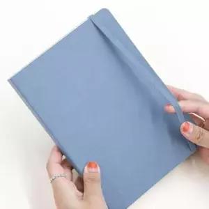 [문구/오피스] 소프트 가죽 커버 밴드 유선 노트 1P 공책 다이어리