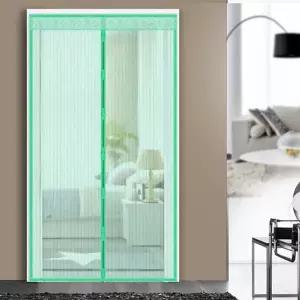 [콩심팥심]원형자석방충망 120 모기장 현관문 커튼 현관 diy 문모기장