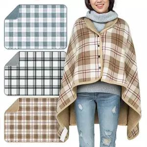 [콩심팥심]똑딱이담요 대형후드 망토 차량용 어깨단추 캠핑 제작 차량담요