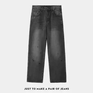 빈티지 봄 남친 청바지 스트리트 데님팬츠 와이드핏 일자핏 하이 부츠컷 스트레이트 다크그레이 슬림 워싱