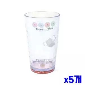 bns 튼튼한 투명컵 8.2x14cm x5개 가정용컵 주방컵 물컵