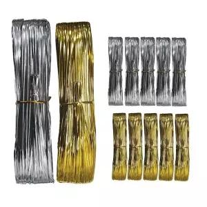 [콩심팥심]칼라타이 금은색 재단빵끈 3mx35개 5롤