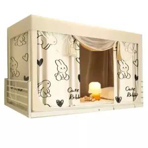 난방 텐트 침대 보온 수면 원룸 기숙사 사각 방한