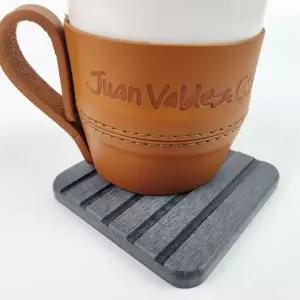 WL 규조토 코스터 사각 세라믹 컵받침