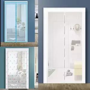 [에이치플러스몰]현관 모기장 방충망 현관문 방문 방충문 대형 베란다 문모기장