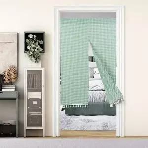 [에이치플러스몰]그린바란스 방문커튼 현관가림막 천 가리개 공간분리 가리개