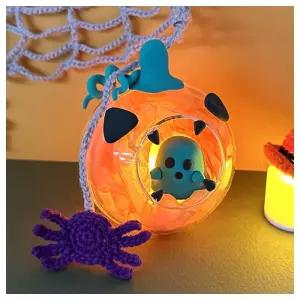 창의교구- 할로윈 펌킨 무드등 만들기 4인 개별패키지