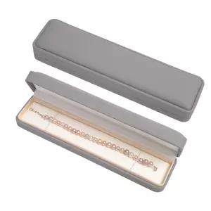 주얼리 하드케이스 PU고급형 머드그레이 긴팔찌