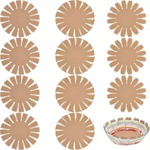 PH PandaHall 12pcs 19인치 원형 종이 바구니 직조 뜨개질 공예 장식 만들기 수공예 예술 및 프로젝트