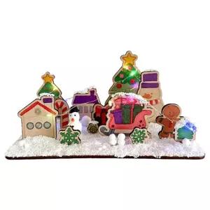 창의체험- 클레이로 포시즌 입체우드판 만들기겨울 4인 구성