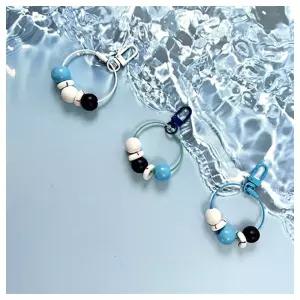 수업교구- 여름 아쿠아마린 키링 만들기 1인용 실습교구