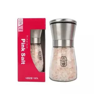 VFH 핑크소금 선물세트 1호 굵은소금 그라인더
