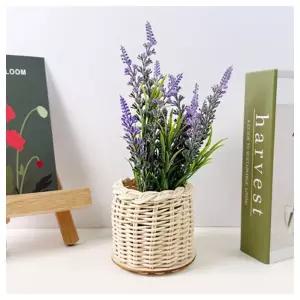 수업교구- 리얼 라탄 조화 꽃 화분 만들기 1인 패키지