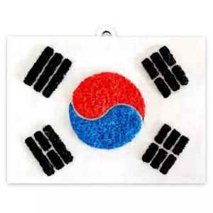 수업교구- 펄프점토 태극기 액자 만들기 4인 패키지