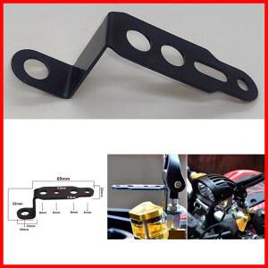 오토바이 LED 라이트 브래킷 스쿠터 액세서리에 대 한 백미러 램프 스포트라이트 홀더 클램프 1Pcs