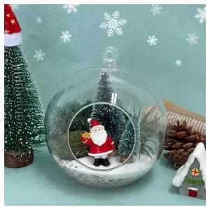 수업교구- 원예활동 산타 크리스마스 테라리움 만들기 4인 개별패키지