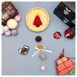 창의교구- 겨울활동 감성 가득 양모 채반 걸이 만들기 1인 패키지