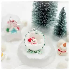 창의활동- 겨울활동 스노우돔 크리스마스 키링 만들기 4인 패키지