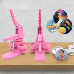 튼튼한 뱃지 기계 메탈 원형 핀버튼 58MM DIY 제작