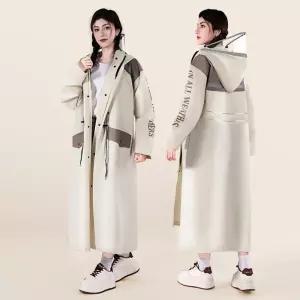 오버핏 후드 롱 레인코트 OSM-1005887