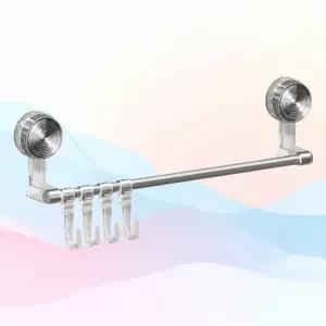 욕실 수건걸이 부착식 흡착식 화장실 수건행거 벽행거