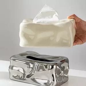 편집샵 마시멜로 구름 케이스 화장지 통 휴지 각티슈 미니 박스 세라믹