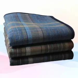 순면 체크 손수건 3종 세트 답례품 단체선물 선물용