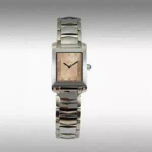 카리타스 고품격 천연 다이아몬드 텅스텐 여성 선물 명품 예물 고급 사각 메탈 손목 시계 / C151RF