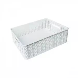 WL 다용도 수납 바스켓 오픈형 41x33x13cm 정리바스켓