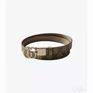 구찌 GG 마몽 리버서블 씬 벨트 659418 92TIG 9763