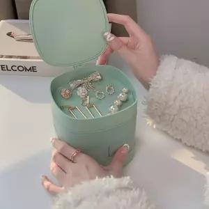 루루 반자동 4단 액세서리 보석함(그린) 반지 보관함