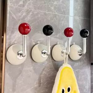 강력 진공 흡착식 벽걸이 인테리어 무타공 후크