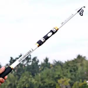 랭크업 입문용 휴대용 민물 원투 루어 낚싯대 화이트