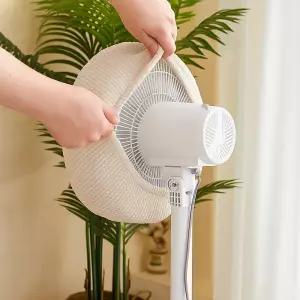 모던코지 선풍기 커버 헤드 머리 보관 덮개 아이보리